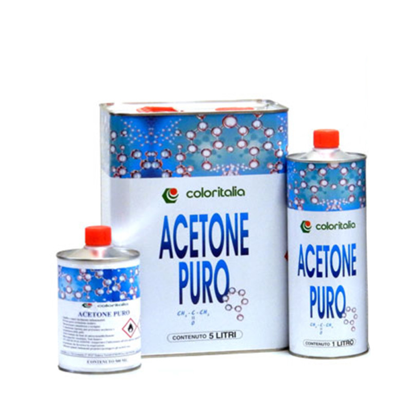 Lt 1 acetone puro solvente per vernicismalto smalti sgrassatore grasso  resina 