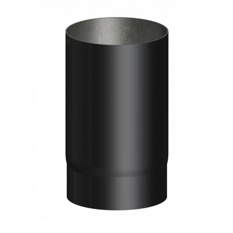 NERO D.80 : Tubo lineare cm 100 nero per stufa pellet - Diametro
