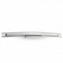 18W Designer Bend Glass Wall Fixture Chrome 4000K D985mm