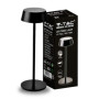 LAMPADA LED ALLUMINIO CARICATORE USB C DIMMERABILE 3000K 2W nero V-TAC prodottiferramenta 7690VTAC 3800157689687