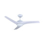 15W 3in1 LED Ceiling Fan With RF Control 3 Blades White 60W DC Motor