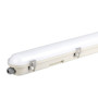 36W Led Wp Lamp Fitting 120Cm With Samsung Chip-Milky Cover+Ss Clips 4000K