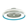 45W LED BOX FAN WITH CEILING LIGHT RF CONTROL 3IN1 MOTOR BLUE RING