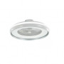 45W LED BOX FAN WITH CEILING LIGHT RF CONTROL 3IN1 MOTOR GREY RING