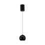 8. 5W LED HANGING LAMP Φ180 ADJUSTABLE WIRE TOUCH ON/OF BLACK BODY 3000K