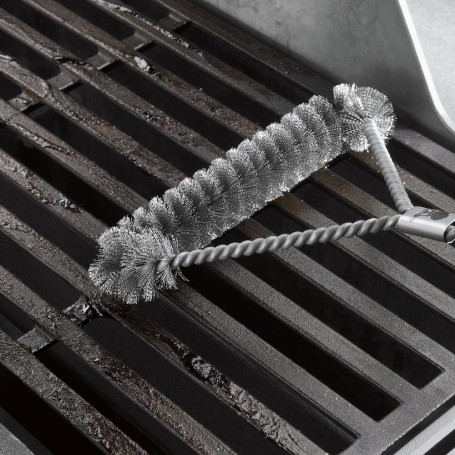 in acciaio inox pulizia a 360° Dimono spazzola professionale per la griglia del barbecue 
