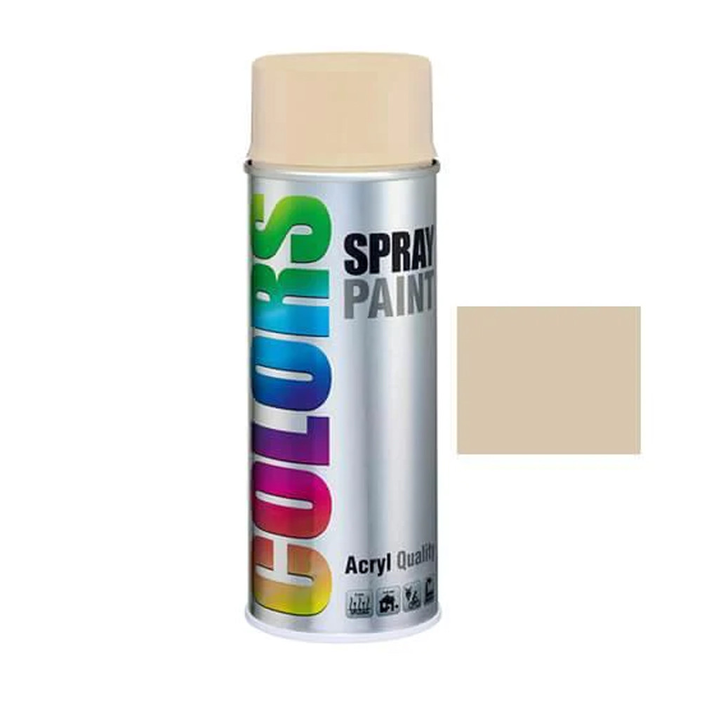 european aerosols spray colors 400ml vernice antigraffio di facile applicazione e rapida essiccazione colore avorio chiaro - duplicolor